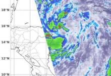 NASA的Terra卫星分析了加勒比海的热带低压14