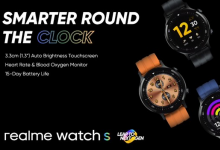 Realme推出具有心率和血氧监测功能的Realme Watch S