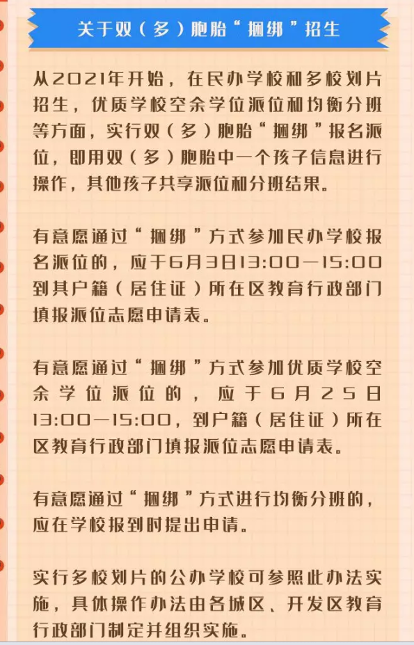 2021年长春义务教育招生入学政策解读