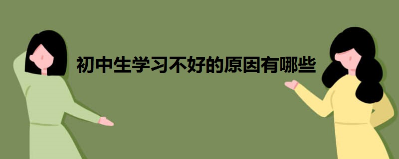 初中生学习不好的原因有哪些