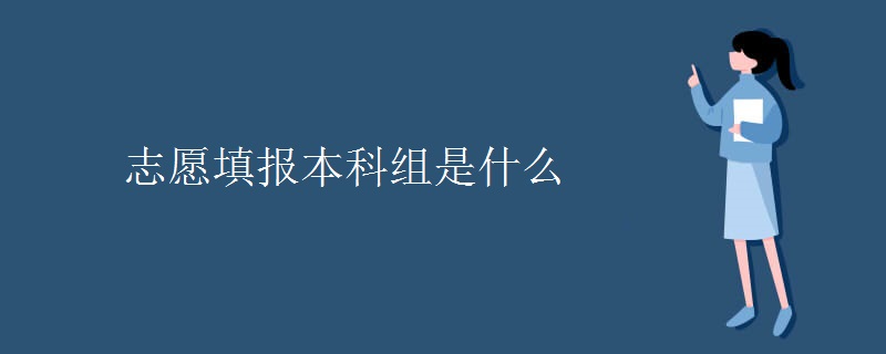 志愿填报本科组是什么