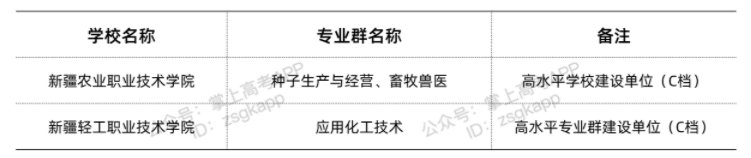 新疆双高计划院校 哪些专科学校好