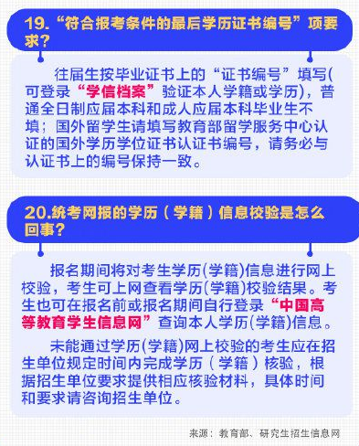 考研预报名20个填报细节