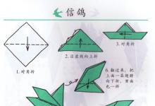 如何用手折信鸽？