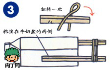 儿童手工制作：废牛奶盒手工制作小纸船