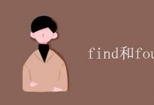 教育资讯：find和found的区别