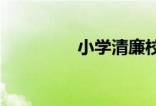 小学清廉校园手抄报内容