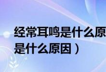 经常耳鸣是什么原因导致的16岁（经常耳鸣是什么原因）