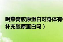 喝燕窝胶原蛋白对身体有什么好处（可以通过吃猪蹄燕窝来补充胶原蛋白吗）