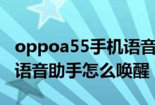 oppoa55手机语音助手怎么唤醒（oppoa55语音助手怎么唤醒）