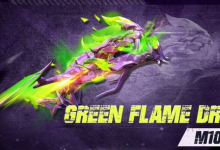 M1014 Green Flame Draco 皮肤回归自由之火