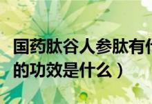 国药肽谷人参肽有什么功能（国药肽谷人参肽的功效是什么）