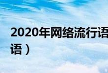 2020年网络流行语的看法（2020年网络流行语）