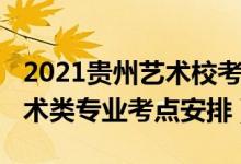 2021贵州艺术校考有哪些学校（2022贵州艺术类专业考点安排）