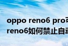 oppo reno6 pro可以升级12系统么（opporeno6如何禁止自动升级版本）