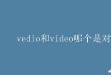 教育资讯：vedio和video哪个是对的