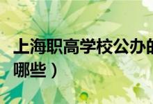 上海职高学校公办的有哪些（上海职高学校有哪些）