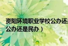 资阳环境职业学校公办还是民办（资阳汽车科技职业学校是公办还是民办）