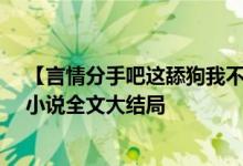 【言情分手吧这舔狗我不当了苏浔傅清时/红马甲】红马甲小说全文大结局