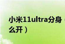 小米11ultra分身（小米11ultra应用分身怎么开）