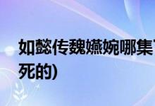 如懿传魏嬿婉哪集下线(如懿传魏嬿婉哪一集死的)