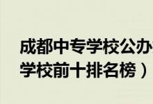 成都中专学校公办排名前10四川（成都中专学校前十排名榜）