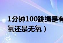 1分钟100跳绳是有氧还是无氧（跳绳属于有氧还是无氧）