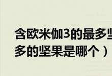 含欧米伽3的最多坚果是哪些（含欧米伽3最多的坚果是哪个）