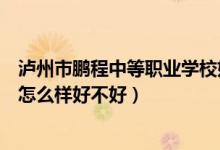 泸州市鹏程中等职业学校好不好（泸州市江南职业中专学校怎么样好不好）