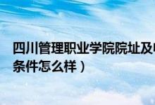 四川管理职业学院院址及收费情况（四川管理职业学院宿舍条件怎么样）