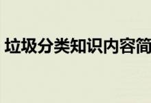 垃圾分类知识内容简短（垃圾分类简短内容）