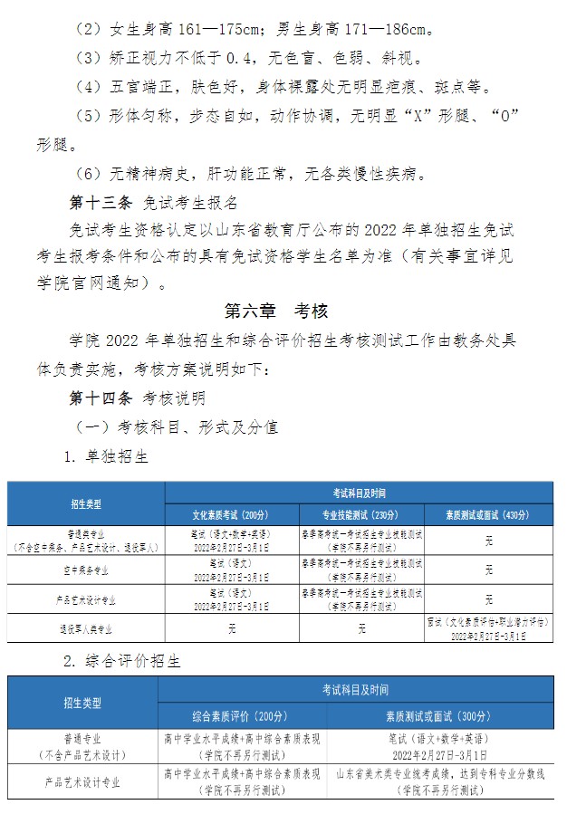 2022青岛酒店管理职业技术学院单招和综合评价招生简章