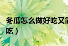 冬瓜怎么做好吃又简单小视频（冬瓜怎么做好吃）