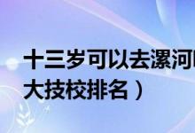 十三岁可以去漯河哪些技校（2022年漯河十大技校排名）