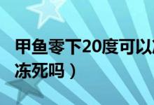 甲鱼零下20度可以冻死吗（甲鱼在零下5度会冻死吗）