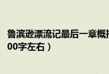 鲁滨逊漂流记最后一章概括100字（鲁滨逊漂流记内容概括100字左右）