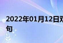 2022年01月12日双语整理：假面舞会双语例句