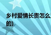 乡村爱情长贵怎么没了(乡村爱情长贵怎么死的)