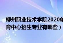 柳州职业技术学院2020单招条件（2022柳州市鹿寨职业教育中心招生专业有哪些）