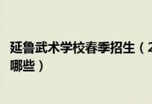 延鲁武术学校春季招生（2022临淄齐鲁武术学校招生专业有哪些）