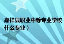 嘉祥县职业中等专业学校（2022嘉祥县职业中等专业学校有什么专业）