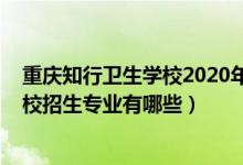 重庆知行卫生学校2020年招生条件（2022重庆知行卫生学校招生专业有哪些）