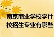 南京商业学校学什么专业（2022南京商业学校招生专业有哪些）