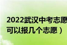 2022武汉中考志愿填报如何填写（2022中考可以报几个志愿）