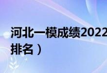 河北一模成绩2022年排名（2022年河北高中排名）