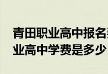 青田职业高中报名费多少（2022年福海县职业高中学费是多少）