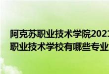 阿克苏职业技术学院2021单招专业（2022阿克苏地区中等职业技术学校有哪些专业）