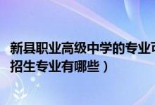 新县职业高级中学的专业可以换吗（2022新县职业高级中学招生专业有哪些）