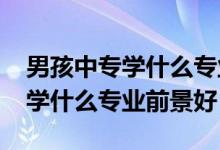 男孩中专学什么专业前景好（2022中专男生学什么专业前景好）