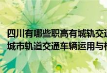 四川有哪些职高有城轨交通专业（2022四川哪些职业学校有城市轨道交通车辆运用与检修专业）